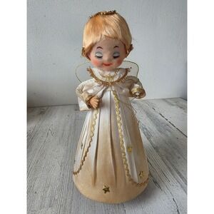 Vintage Japan jestia musical Angel cherub silent night